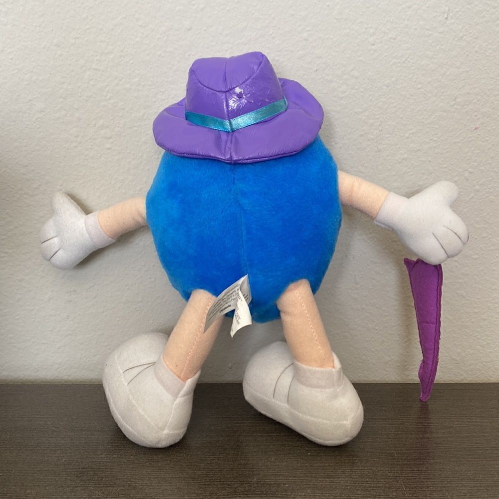 Blue M & M Character Plush - Picture 2 of 6